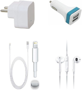 Kart4Smart Wall Charger Accessory Combo for Apple Iphone 5S