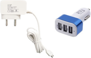 Robmob Wall Charger Accessory Combo for Lenovo K4 Note