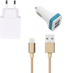 Zootkart Wall Charger Accessory Combo for Apple iPhone 5S