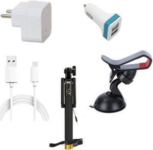 Kart4Smart Wall Charger Accessory Combo for Motorola Moto G3