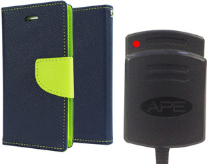 Ape Dairy Cover and Battery charger for Sony Xperia T2 Ultra Accessory Combo