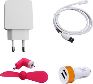 Zebron Wall Charger Accessory Combo for Motorola Moto G3