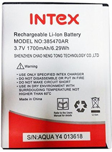 Intex aqua y4 battery clearance