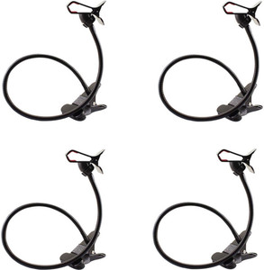 Burfa Combo Offer Of 4 Pcs Universal Flexible 360* Snake Style Phone Stand For Bed Desk Table for all Car Mobile Holder Mobile Holder