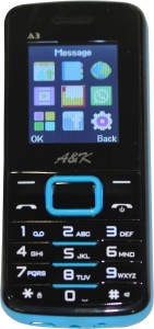AK Bar Phone A 3(Black, Blue)