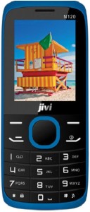 JIVI N120 Without Charger and Hands-free(Black & Blue)