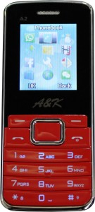 AK Bar Phone A 2(Red, Black)