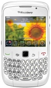 blackberry curve 3g 9300(white)