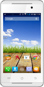 Micromax Canvas Fire A093 (White and Gold, 4 GB)
