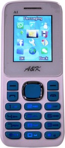 AK Bar Phone A 1(White, Blue)