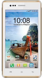Intex Aqua 4.5E (White & Champagne, 4 GB)