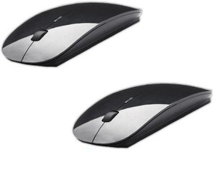 Outre 2PC 2.4Ghz Ultra Slim Wireless Optical Mouse