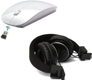 ROQ TM001 Wireless Bluetooth Headphone With Ultra Slim Wireless Optical Gaming Mouse