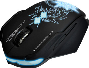 Dragon War Chaos Blue Sensor with Free Mouse Mat Wired Gaming Mouse