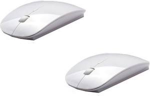 Outre 2PC 2.4Ghz Ultra Slim Wireless Optical Mouse