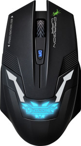 Dragon War Unicorn Blue Sensor with Mouse Mat Gaming Mouse