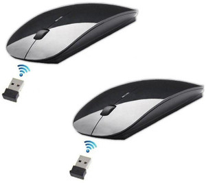 FKU Sets Of 2 Ultra Slim Wireless Optical Gaming Mouse