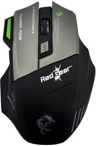 Dragon War ELE-G9 Red Gear ThorBlueSensorwith Marco Funtion Mouse Wired Gaming Mouse