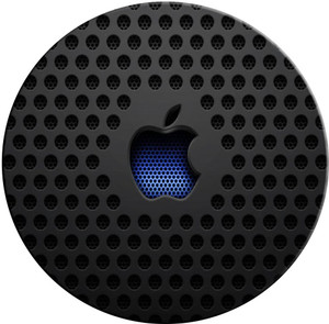 Desicase apple round Mousepad