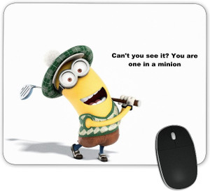 Digiclan Can't you see Minions Mouse pad Mousepad