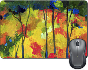 ShopMantra Abstract Tree Painting Brush Effects Mousepad