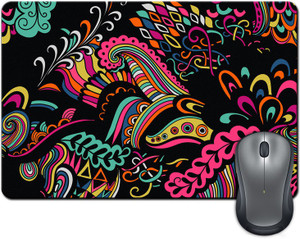 ShopMantra Colored Abstract Shapes Illustration Mousepad