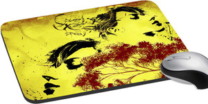 meSleep Saint Tree Faces Print Mousepad