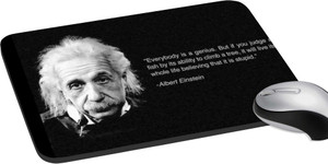 meSleep Einstein Quote PD-17-43 Mousepad