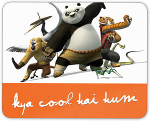 Digiclan Cool Kung Fu Panda Gang Mousepad