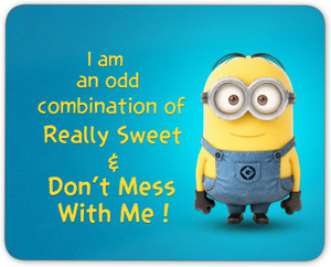 Digiclan Don’t mess with me minion Mousepad
