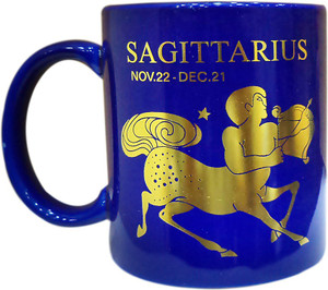 Art-N-Soul Zodiac Sign Sagittari Shining Pretty Coffee Cup Ceramic Mug