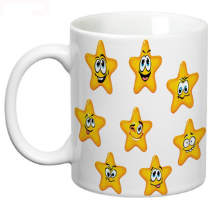 Prithish Smiley Stars Ceramic Mug