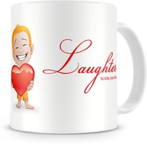 Print Haat Laughter Ceramic Mug