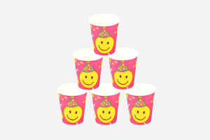 Funcart Smiley Party Paper Mug