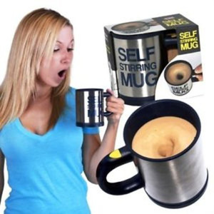 SE Self Stirring Plastic Mug