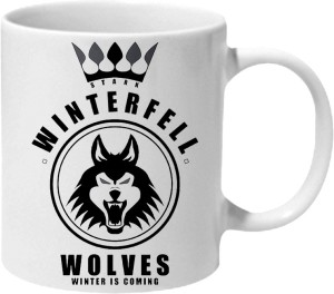 Mooch Wale Game Of Thrones Stark Wolves Winter Is Coming Ceramic Mug