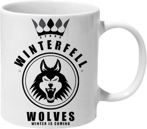 Mooch Wale Game Of Thrones Stark Wolves Winter Is Coming Ceramic Mug