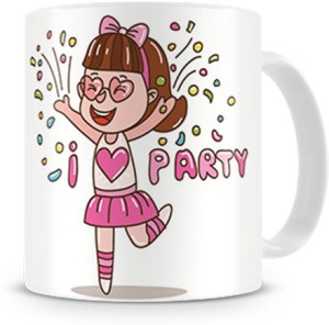 Print Haat Happy Birthday Party Ceramic Mug