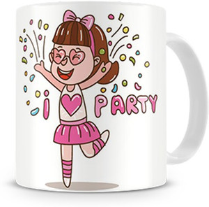 Print Haat Happy Birthday Party Ceramic Mug