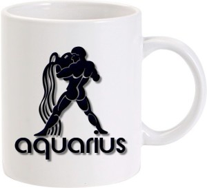Lolprint 4 Aquarius Zodiac Sign Ceramic Mug