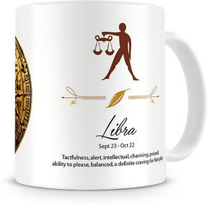 Print Haat Libra Zodiac Ceramic Mug