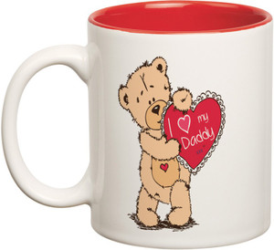 Prithish Ur'E The Best Dad Ever Double Colour Ceramic Mug