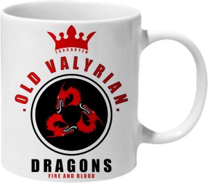 Mooch Wale Game Of Thrones Targaryen Dragons Fire And Blood Ceramic Mug