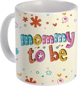 sky trends gift for mummy printed coffee for mother's day ceramic mug(350 ml)