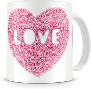 Print Haat I Love You Sweetheart Ceramic Mug