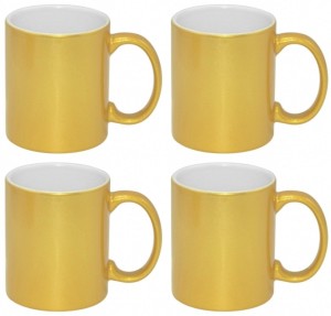 Lolprint 4 Golden Ceramic Mug