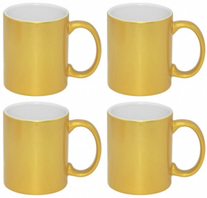 Lolprint 4 Golden Ceramic Mug