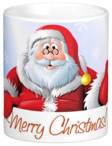 exoctic silver merry christmas ho ho ho 01 ceramic mug(300 ml)