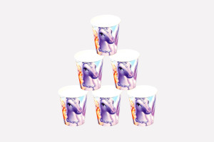 Funcart Riding Princess Paper Mug