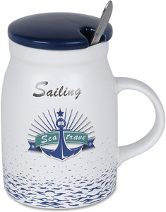 Cosmosgalaxy Sailor Sea Travel Ceramic, Stainless Steel Mug
